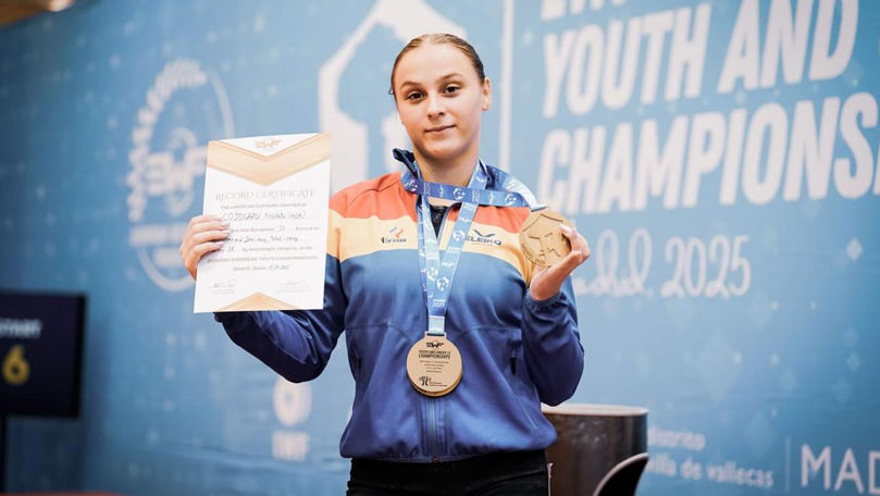 Halterofila Nicoleta Cojocaru este din nou campioană europeană