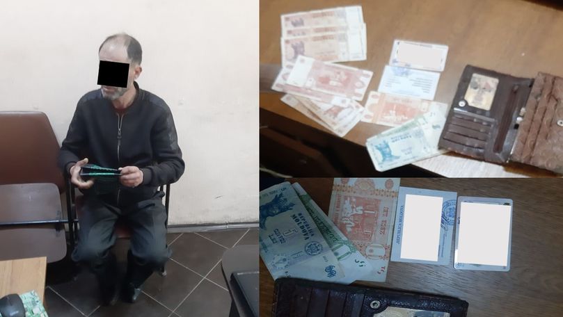 Un bărbat i-a furat portmoneul unei femei într-un magazin din Capitală