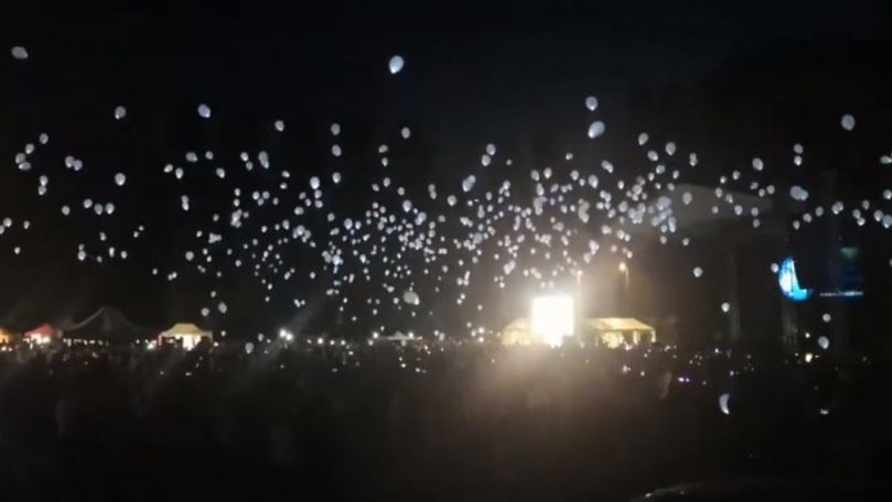 Ungaria: Mii de baloane, lansate în aer pentru copiii dispăruţi din ţară