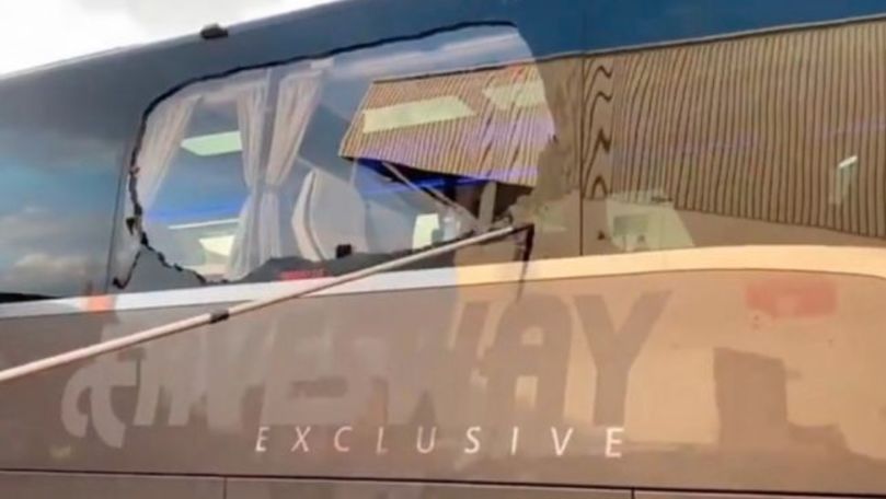 Autocarul lui Real Madrid, atacat de fanii cormoranilor