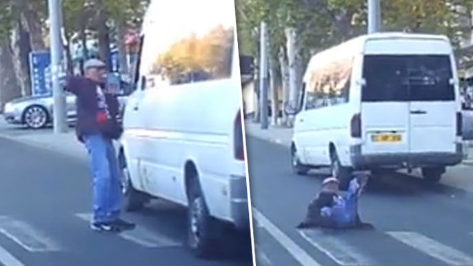 Șoferul microbuzului care a ocolit un pieton pe trecere, identificat