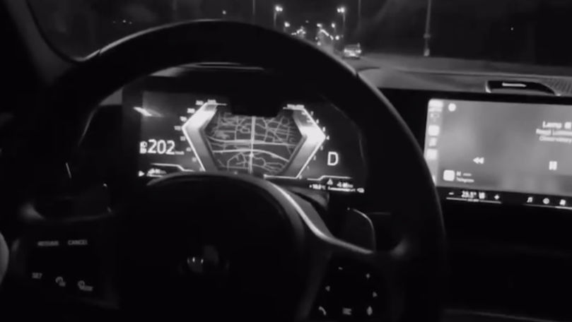 Șoferul unui BMW, filmat cum conduce cu o viteză de peste 200 km/h