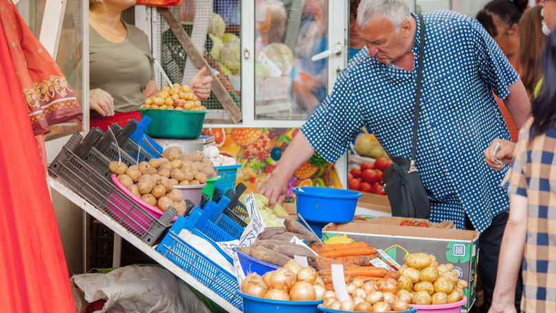 Prețurile la Piața Centrală: Cât costă legumele, fructele și ciupercile