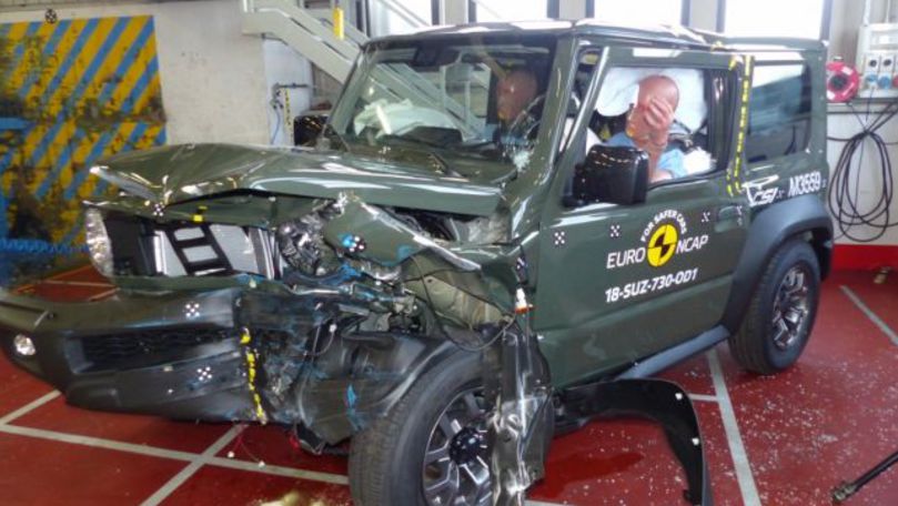 Suzuki Jimny, rezultate dezarmante la testul de accident