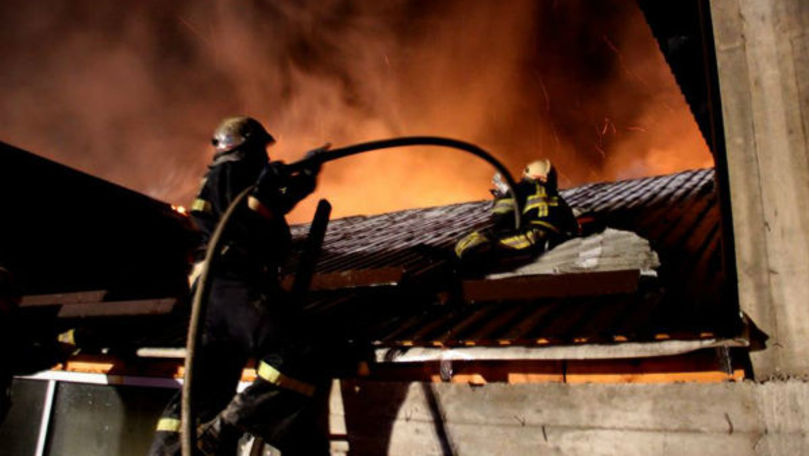 Incendiu devastator la Soroca: O casă, mistuită de flăcări