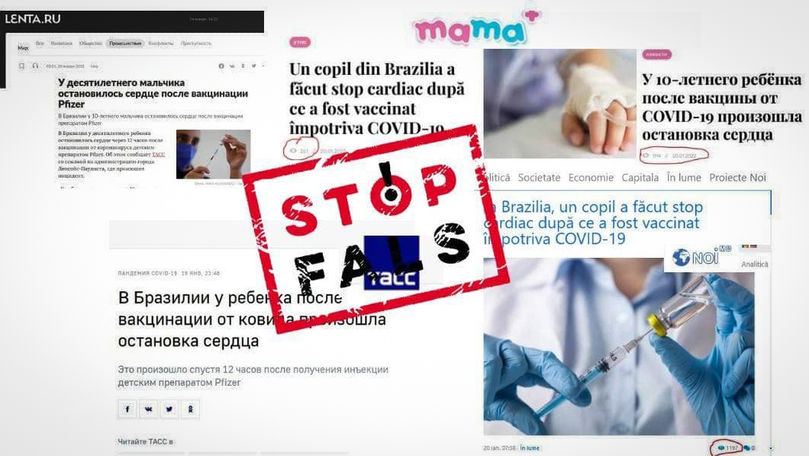 Fals: Un copil din Brazilia a făcut stop cardiac după vaccinul anti-COVID