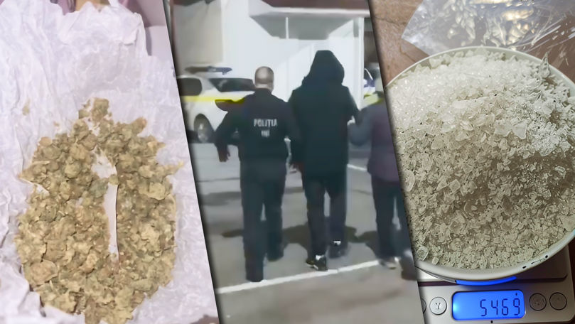 Droguri de circa 1.200.000 lei, ridicate de la un cuplu din Bălți