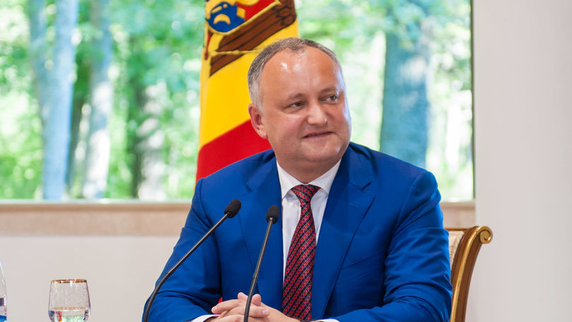 Igor Dodon: Maia Sandu încearcă să intre în istorie