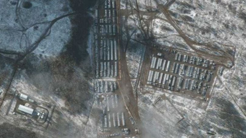 Imagini noi din satelit: Trupele ruseşti de la graniţa cu Ucraina