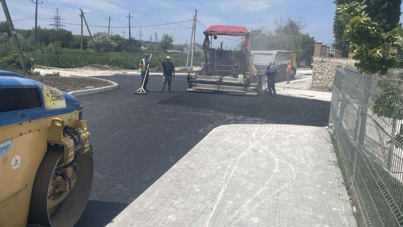 Lucrările de revitalizare urbană din orașul Ialoveni avansează vizibil