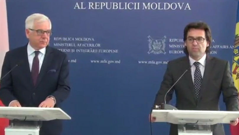 Ministru polonez: Vom sprijini politica de pre-aderare a Moldovei la UE