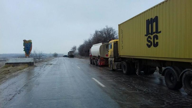 INP: Circulația camioanelor pe traseul Cahul - Giurgiulești, sistată