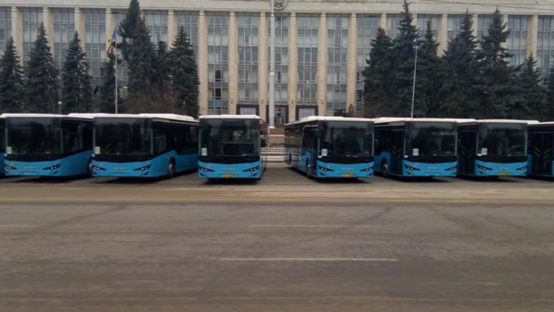 Autobuzele noi cumpărate din Turcia cu scandal, aduse la Chișinău
