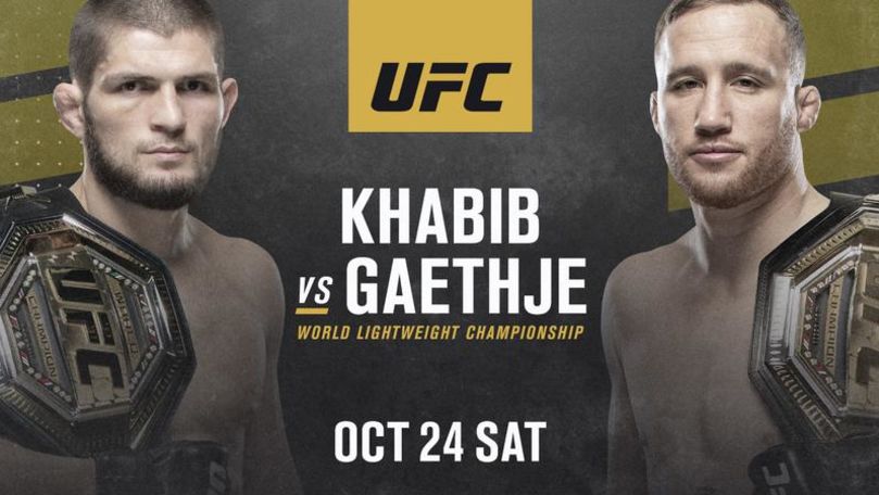 Khabib Nurmagomedov se va lupta cu Justin Gaethje în octombrie