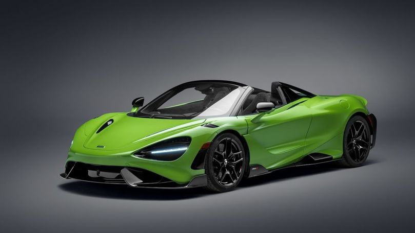 McLaren lansează noul 765LT Spider: Atinge 100 km/h în 2.8 secunde