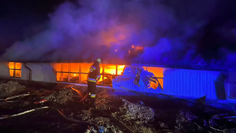 Un scurtcircuit a produs un incendiu la un Centru creștin din Hâncești