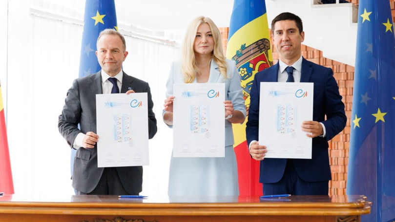Moldova, trei decenii de când e membru al CoE: MAE a lansat un timbru