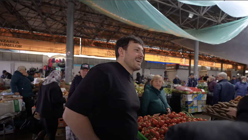 Alexandru Comerzan, la Piața Centrală: Aici vezi Moldova adevărată