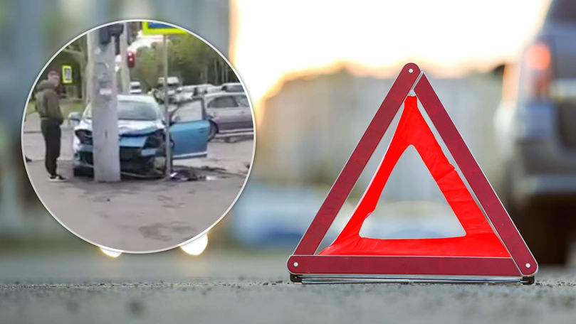 Accident matinal în Capitală: Un Renault și un BMW, avariate