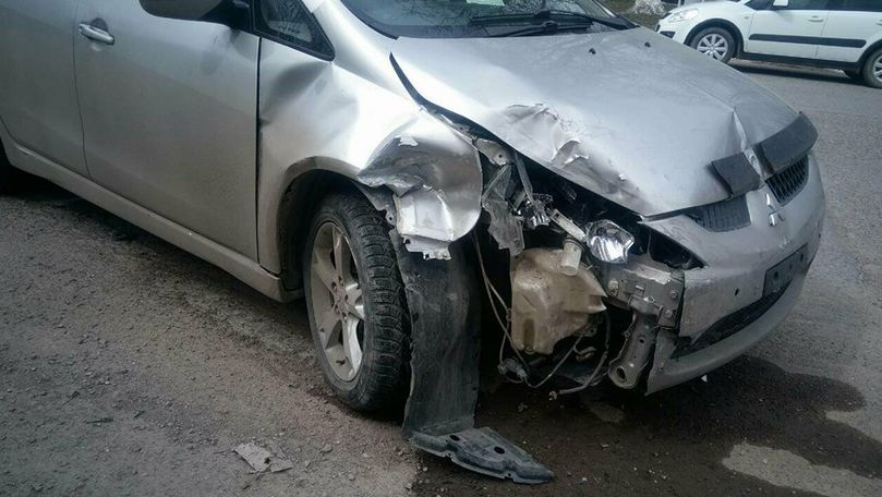 Mașina lui Năstase, implicată în accident la Bălți. Cine se face vinovat