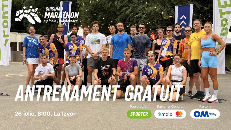 Antrenament gratuit pentru Chisinau Marathon by maib | Mastercard 2025 Ⓟ