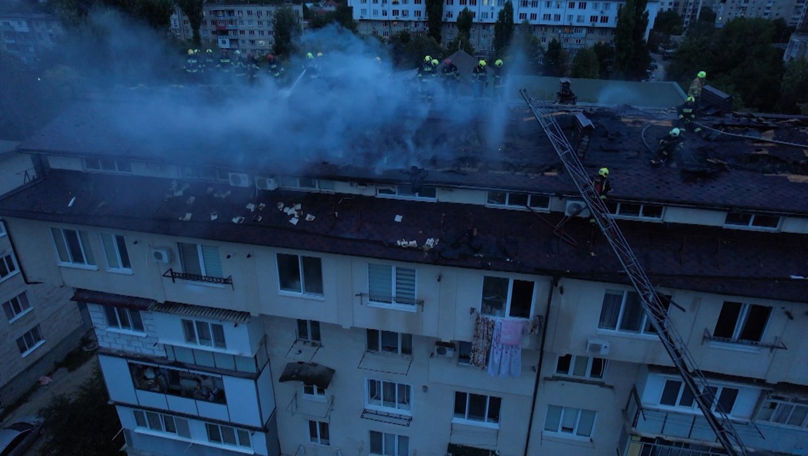 Incendiul de la Buiucani: Șase familii au rămas fără acoperiș