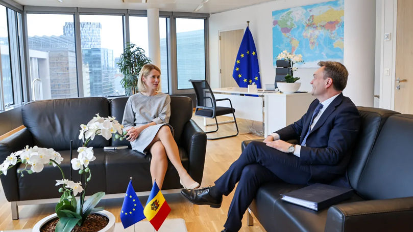 Kallas reiterează sprijinul UE pentru procesul de reformă din Moldova