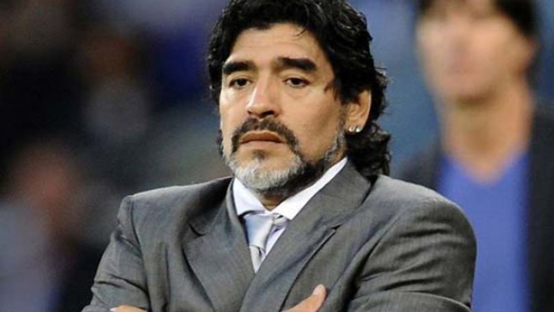 Incident la Mondialul din Rusia. Maradona nu a fost lăsat la mașina sa