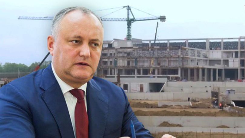 Dodon spune când ar putea fi finalizat proiectul Arena Chișinău