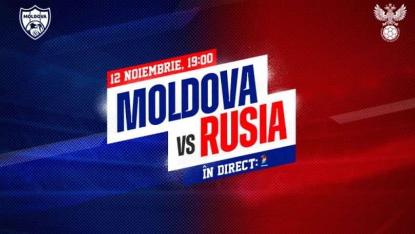 Naționala R. Moldova se întâlnește pentru a patra oară cu naționala rusă