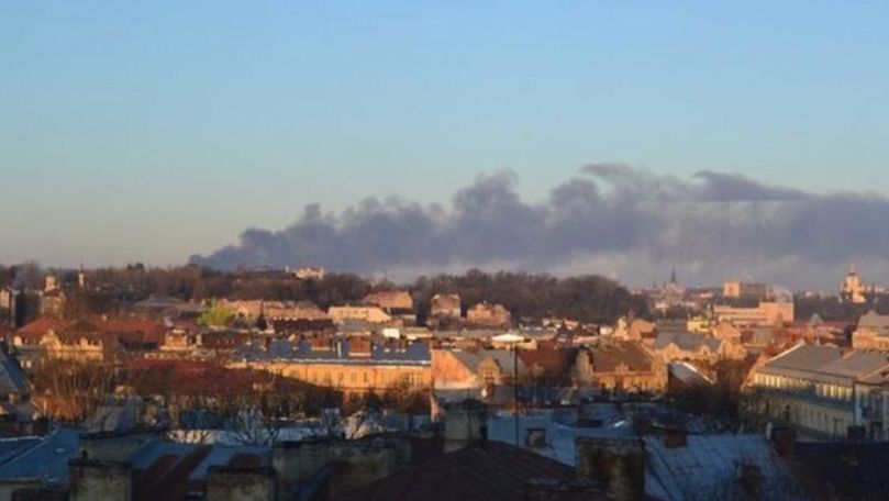 Ucraina: Atacuri cu rachete lângă aeroportul din orașul Lvov
