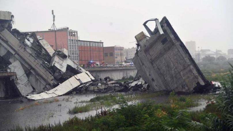 Motivul tragediei de la Genova: Podul ar fi fost lovit de fulger