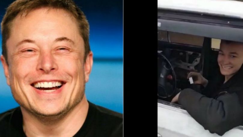 Elon Musk a reacționat pe Twitter la Jiguliul remodelat de tânărul rus