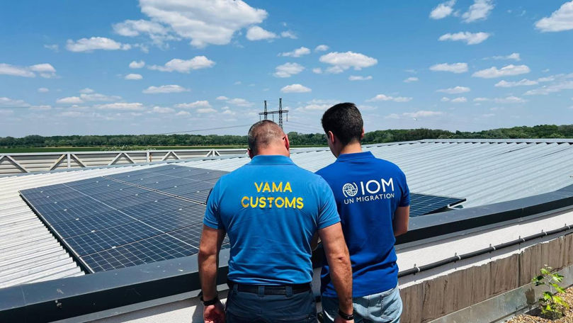 Palanca, primul post vamal din R. Moldova alimentat cu energie solară