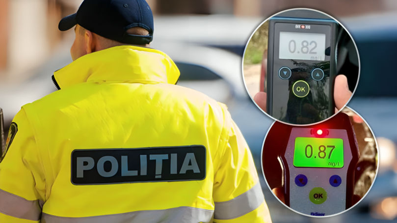 15 șoferi, prinși beți la volan de oamenii legii în ultimele 24 de ore