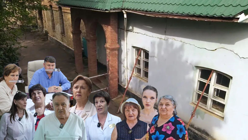 Crăpături și tavane căzute la spitalul din Soroca: Reacția lui Nemerenco