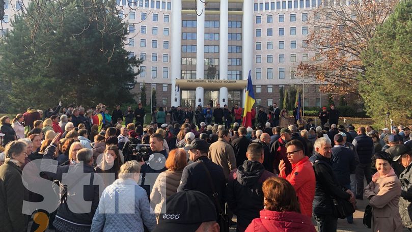 Protest în susținerea Guvernului Sandu: Noi nu cedăm