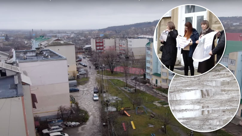 Protest la Bălți: Oamenii, nemulțumiți de starea unei străzi din oraș