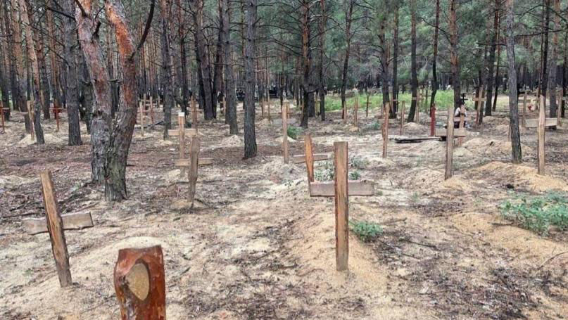 A doua Bucea: Groapă comună cu peste 400 cadavre, descoperită la Izium