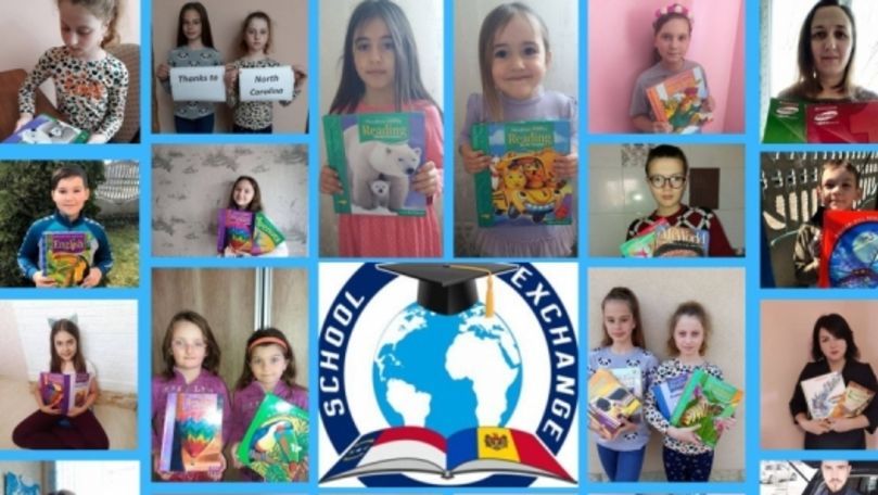 Carolina de Nord a donat şcolilor din Moldova manuale în limba engleză