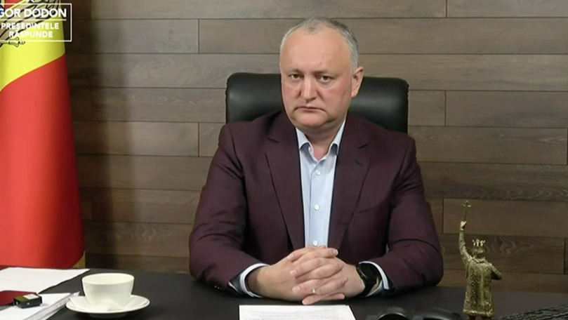 Додон: Президентура препятствует регистрации вакцины “Спутник V”.