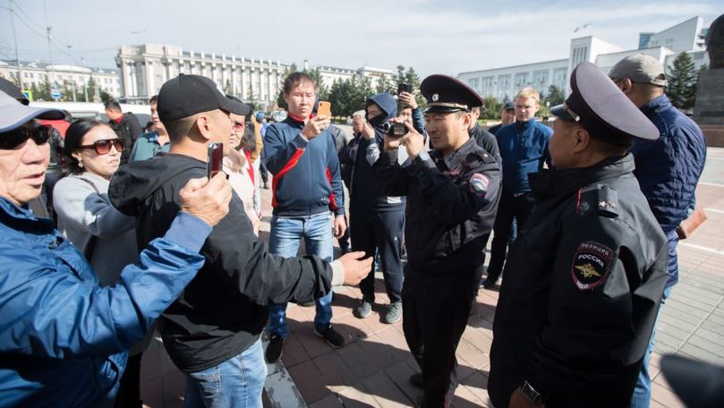 Rusia: Poliția a dispersat un protest contra rezultatelor alegerilor