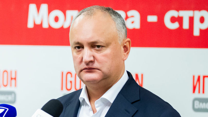 Председатель ПСРМ Игорь Додон.