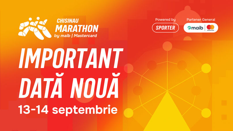 Chisinau Marathon by maib | Mastercard 2025 — dată nouă Ⓟ