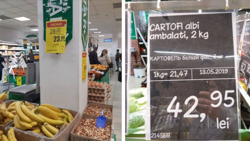 Prețul la cartofi depășește prețul bananelor în Moldova