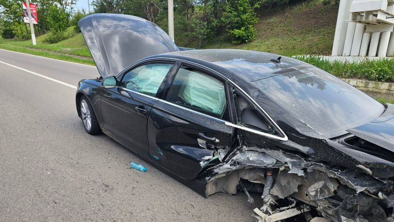 Accident la intrarea în oraşul Ialoveni: Patru maşini au fost avariate