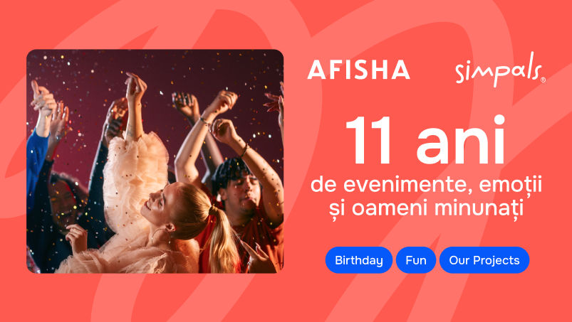 Afisha.md: 11 ani de evenimente, emoții și oameni minunați Ⓟ