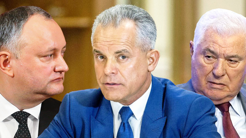 Филат: Cоюз Игоря Додона и Владимира Воронина - творение Плахотнюка. Коллаж: Point.md