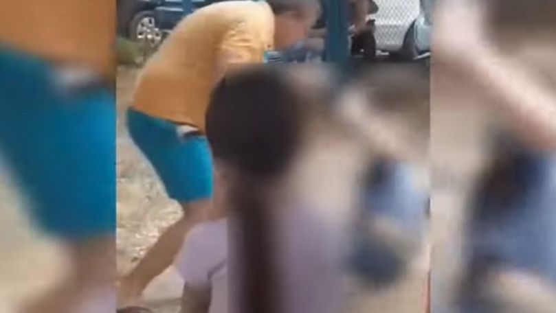 Copil din Bălți, filmat cum e agresat: Explicația bărbatului nervos