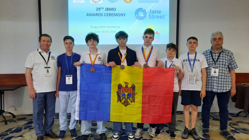 Medalii pentru Moldova la Olimpiada Balcanică de fizică și matematică